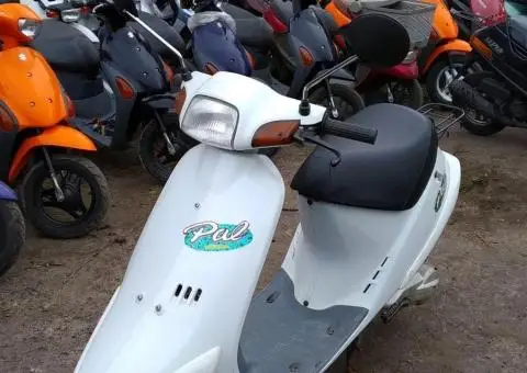 Honda Dio 18 green мопед с контейнера купити скутер недорого - 2/3