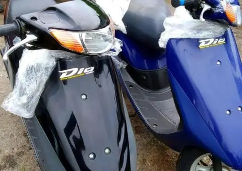 Honda Dio 18 green мопед с контейнера купити скутер недорого - 3/3
