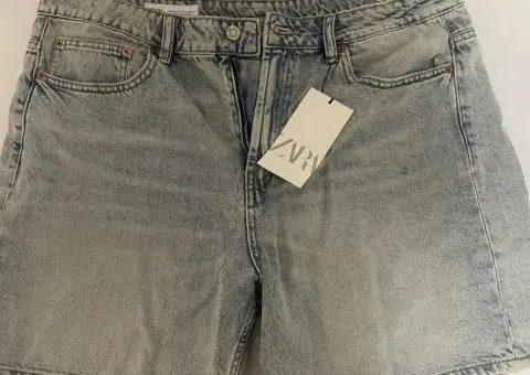 Джинсові шорти Zara - 1/3