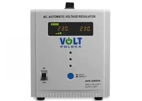 Топ ціна! Volt Polska AVR 3000VA захист техніки Стабілізатор - 3/3