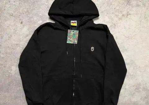 ‼️В УКРАЇНІ‼️ Зип худи Bape One Point | Сірі та чорні
