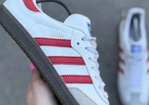 Adidas samba кроссовки кожаные оригинал 45 размер - 1/3