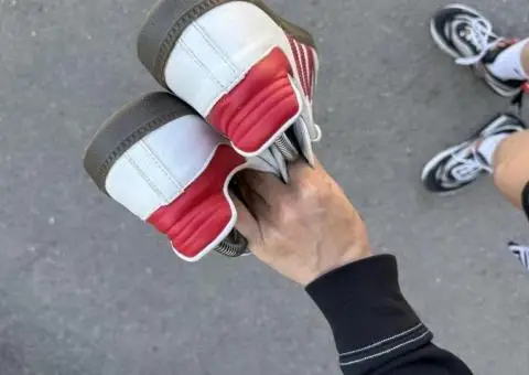 Adidas samba кроссовки кожаные оригинал 45 размер - 2/3