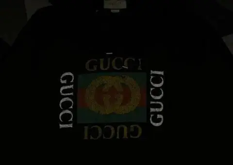 Gucci Hoodie Distressed Logo - 2/3