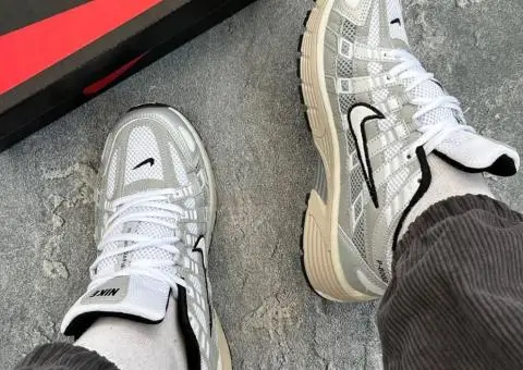 Кросівки Nike P-6000 silver/white - 1/6