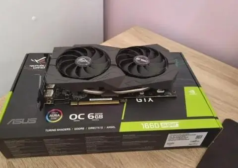 Видеокарта Asus PCI-Ex GeForce GTX 1660 Super ROG Strix OC Edition 6GB GDDR6 - 1/3