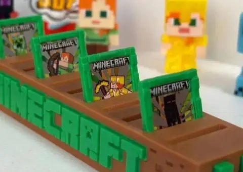 Стенд / Підставка / Поличка для Карточок Фігурок Kinder Minecraft з Майнкрафт - 2/3