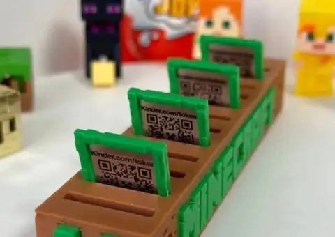 Стенд / Підставка / Поличка для Карточок Фігурок Kinder Minecraft з Майнкрафт - 3/3