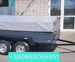 Прицеп двухосный 2.5м×1.4м  новый, завод; Купити двовісний причеп