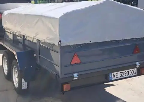Прицеп двухосный 2.5м×1.4м  новый, завод; Купити двовісний причеп - 2/3