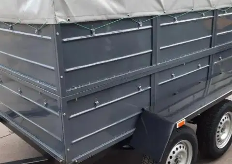 Прицеп двухосный 2.5м×1.4м  новый, завод; Купити двовісний причеп - 3/3