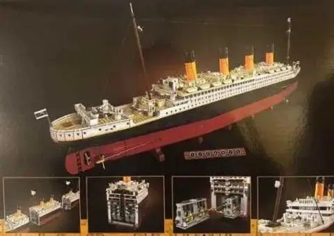 Конструктор «Легендарний Титанік" корабель як LEGO 9090 деталей - 2/3