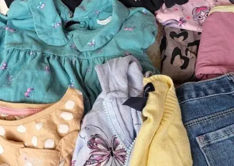 Пакет одягу на дівчинку джинсы сукня  кофточка футболка - 2/3