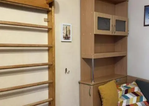 Дитяча кімната комплект: ліжко, шафа-купе, шведська стінка, матрац - 1/3