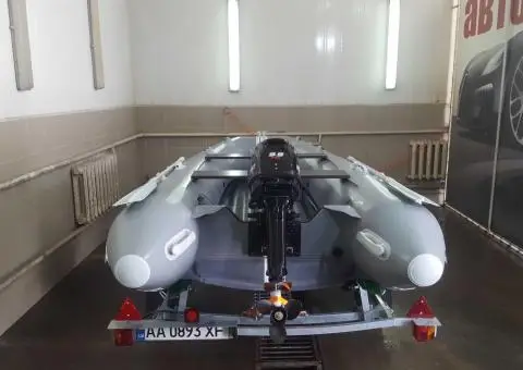 Лодка пвх,мотор,лафет,комплект для риболовлі - 1/3