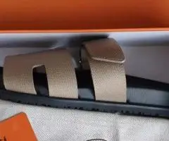 Шлепки Hermes Shypre кожаные р41 по стельке 26