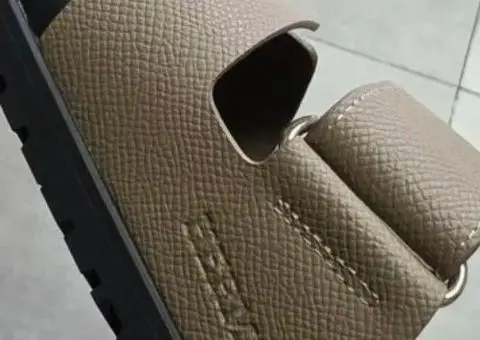 Шлепки Hermes Shypre кожаные р41 по стельке 26 - 2/3