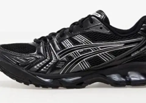 Asics gel Kayano 14 black silver - 1/3