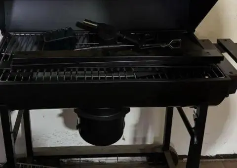 Мангал садовий з кришкою - 1/3