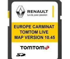 Карты навигации Renault Carminat TomTom Megane Laguna Scenic Kangoo