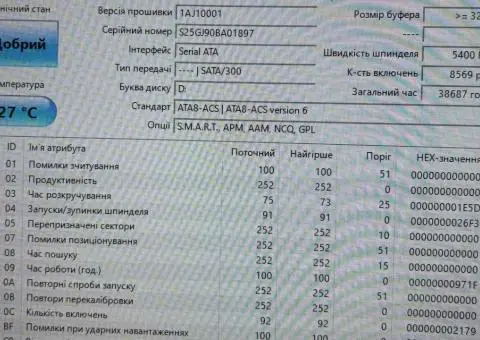 жорсткий диск Samsung 1Тб для ПК - 3/3