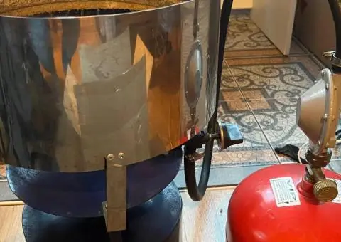 Солодка вата апарат з газовим балоном, шлангом, паличками і стійкою - 1/3