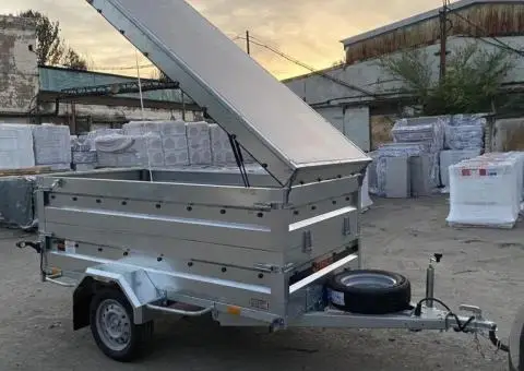 Причіп бортовий з кришкою оцинкований Урса, Ursa - 1/3