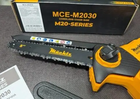 Цепная мини-пила аккумуляторная бесщеточная Machtz MCE-M2030 (без АКБ и ЗУ) - Посадка АКБ Makita - 2/3