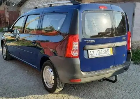 Dacia Logan MCV 2004-2014 рр. Рейлінги Хром Пластикові ніжки - 3/3