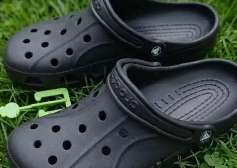 Чоловічі шльопанці сабо crocs baya/чорні крокс - 2/3