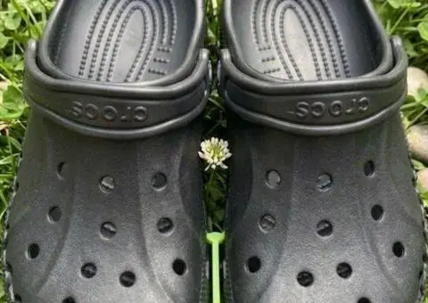 Чоловічі шльопанці сабо crocs baya/чорні крокс - 3/3