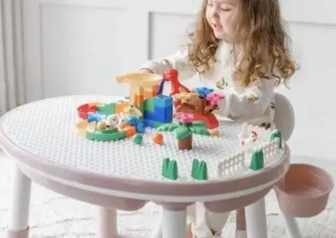 Детский столик со стульчиком POPPET Мультиплей 5 в 1 - 2/3
