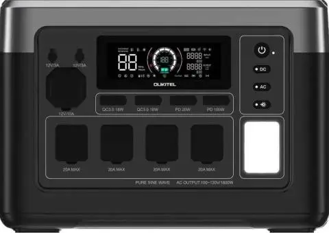 Зарядна Станція Oukitel P1500E Plus1800W,1536WH GREY - 3/3