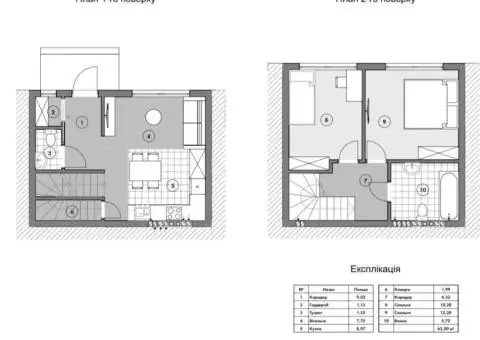 Продаж дворівневого таунхауса 62 м² у центрі Вишгорода | ЖК HAPPY HOUSE - 3/3