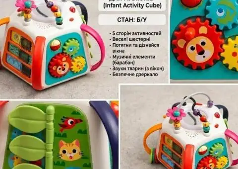 Розвиваючий музичний куб для малюків (Бізікуб). - 3/3