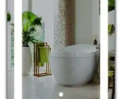 Дзеркало з LED підсвічуванням та сенсорним вимикачем 800 х 600 мм