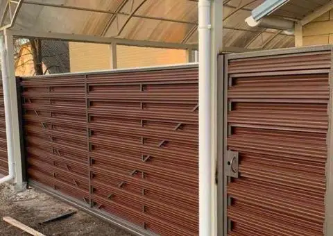 Распашные и откатные ворота Киев - изготовление и установка ворот - 8/10