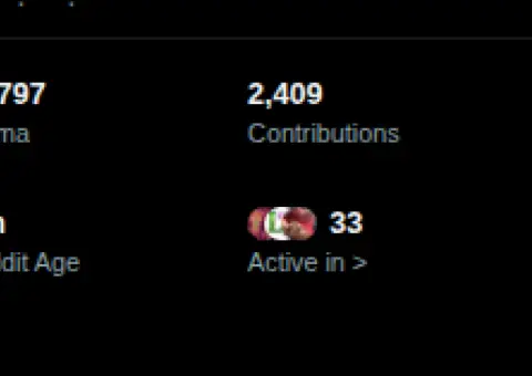 Reddit NSFW account, 13.7k+ followers, 20.8k karma, seasoned account