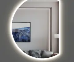 Дзеркало з LED підсвічуванням 700 х 570 мм.