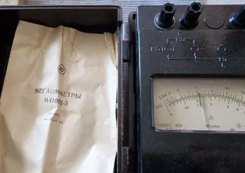 m4100/1 megohmmeter