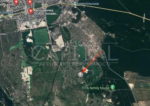участок под жилую застройку - 3/4