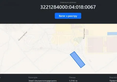 земля сельскохозяйственного назначения - 4/5
