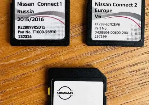 Навігація Ніссан Nissan connect 1, 2, 3  є Україна і Європа