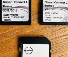 Навігація Ніссан Nissan connect 1, 2, 3  є Україна і Європа