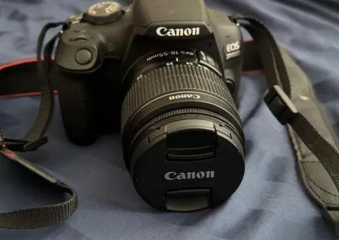 Продам Canon EOS 2000D + объектив Canon EF-S 18–55mm