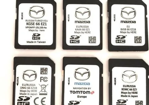 Навигация Mazda — все модели Европа/Украина SD (3, 6, CX3, CX5, CX9, CX60, CX90)