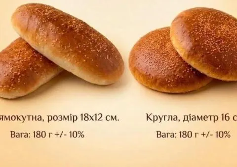 Булочки для донер-кебаба собственного производства