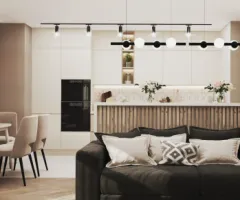 Mirror with LED lighting 800 x 800 mm.