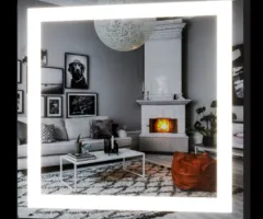 Mirror with LED lighting 700 x 700 mm