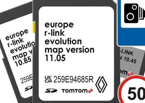 Navigation maps 2024 - Renault R-Link - Megane Laguna Koleos Clio Zoe